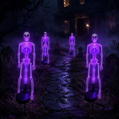 💀 Solar Skeleton Yard Stake - Image 16