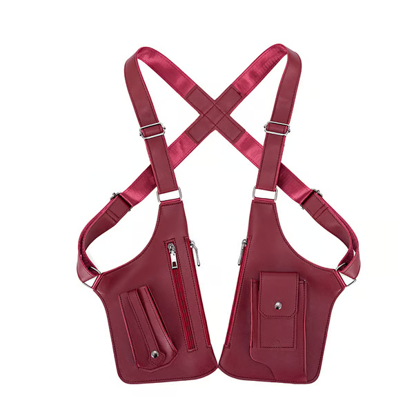 🔫 Unisex Premium Leather Shoulder Bag - Adjustable Underarm Strap