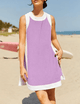 ⏰Hot Sale-Women's Casual Color Block Sleeveless Tops Matching Shorts with Pockets(Buy 2 Free Shipping)