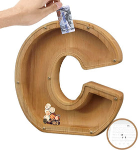 Piggy Bank-Wood Gift For Kids-Customizable name