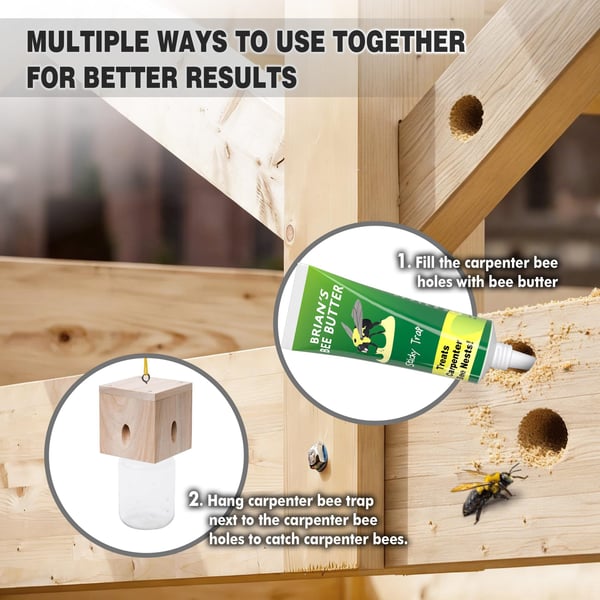 🌟Wood Carpenter Bee Trap for Outside $ 17.99   $ 35.29 save 49%