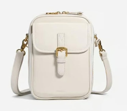 🔥Crossbody Leather Bag - White (New Colors)