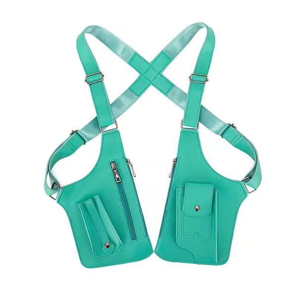 🔫 Unisex Premium Leather Shoulder Bag - Adjustable Underarm Strap