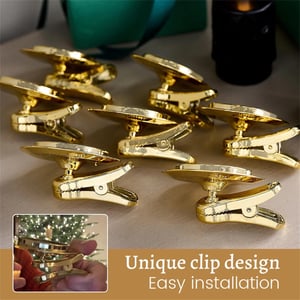 LED Cone-Shaped Festival Clip Candle