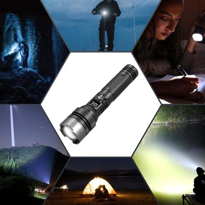 🔦 Summer Essential! 🔥 49% OFF – 2-in-1 Power Bank Flashlight – Super Bright, Zoomable & USB Rechargeable for Camping & Emergencies