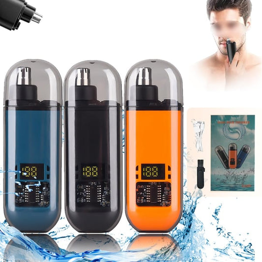 🔥Christmas Hot Sale 💇‍♂️ Groom with Precision -✨ Ultimate 2-in-1 Nose Hair Trimmer - For Effortless, All-Day Comfort!