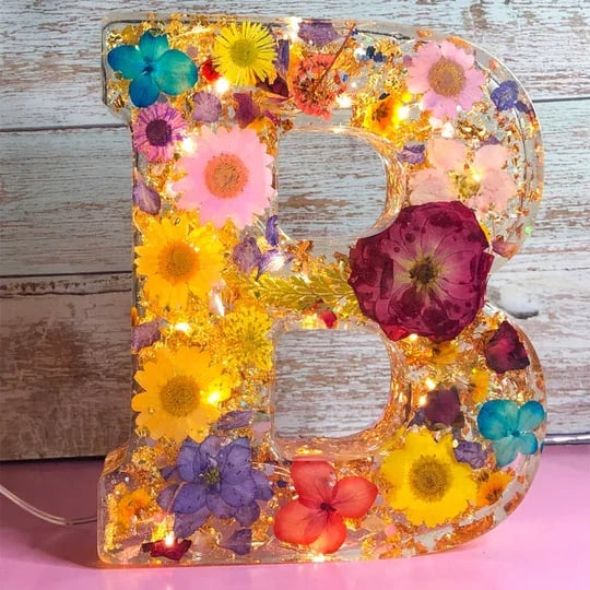 🌸Last Day 49% OFF - Flowers Resin Night Light