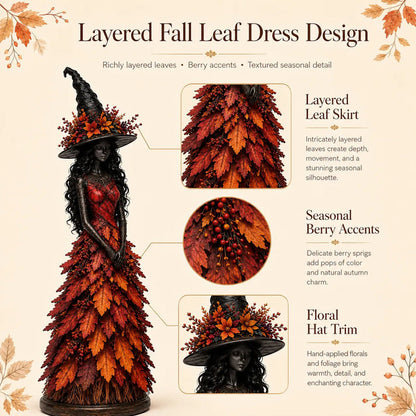 🔥LAST DAY 50% OFF - 🧙‍♀️Enchanted Autumn Witch Figurine(📦Buy 4 Free Shipping)