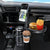 Car Cup Holder Tray Table with Expandable Base - Cell Phone and Dual Drink Cup Holder Expander for Car, Truck