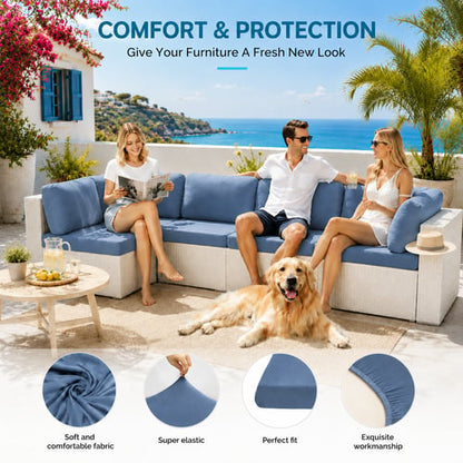 🪑 Stretch Sofa Cushion Covers Set (4 / 8 / 12 PCS) 🔥