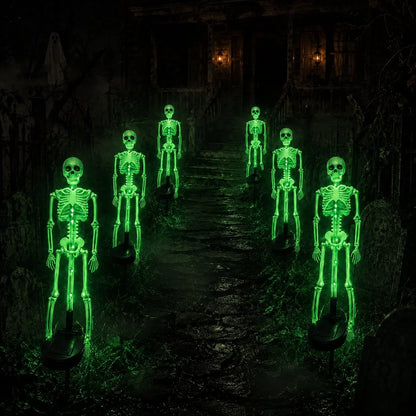 💀 Solar Skeleton Yard Stake - Image 10