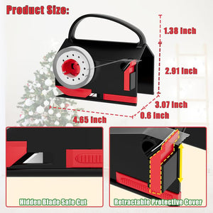 Wrapping Paper Cutter & Tape Dispenser Dual Use