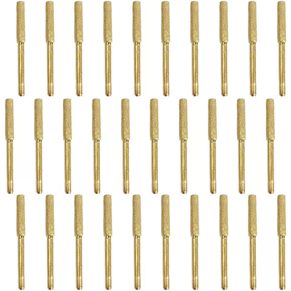 30/60 Pcs Diamond Chainsaw Sharpener 5/32, 3/16, 7/32 Inches
