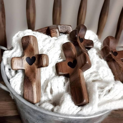 Easter Pre-sale 49%OFF🔥Handcrafted Wooden Cross My Heart