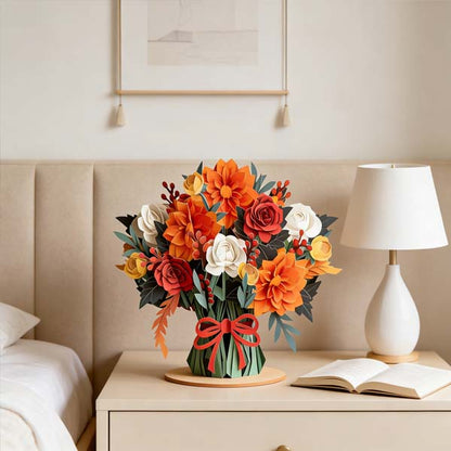 🏆65K+ SOLD! 💌 Forever-Blooming 3D Flower Pop-Up Card– Personalized Love Message & Everlasting Bloom 🎁