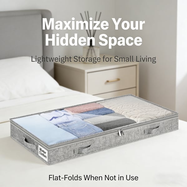 🛏️ Under Bed Storage Drawer 🔥