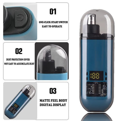 🔥Christmas Hot Sale 💇‍♂️ Groom with Precision -✨ Ultimate 2-in-1 Nose Hair Trimmer - For Effortless, All-Day Comfort!
