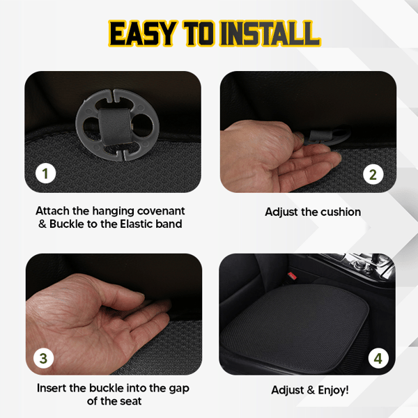 🔥🔥Breathable & Anti-Slip Viscose filament Car Seat Covers