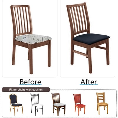Chair Covers – Stretchy, Removable & Washable Protectors for Dining Room Chairs! 🪑