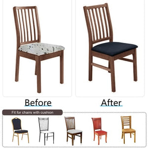 Chair Covers – Stretchy, Removable & Washable Protectors for Dining Room Chairs! 🪑
