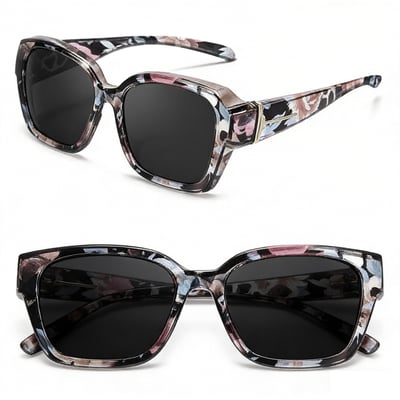 🎉😎2026 New Polarized UV400 Protection Trendy Round Cat-eye Sunglasses 🕶️