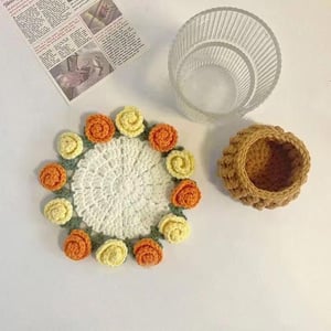💥🔥Rose Bouquet Coaster