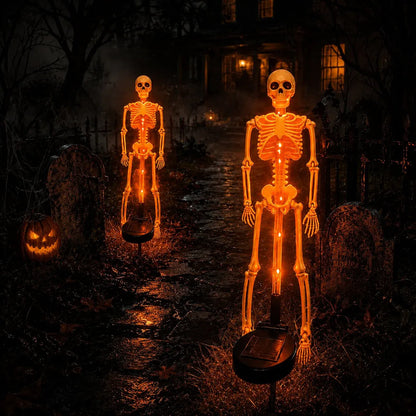 💀 Solar Skeleton Yard Stake - Image 13