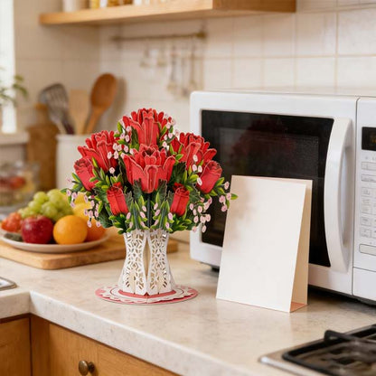 🏆65K+ SOLD! 💌 Forever-Blooming 3D Flower Pop-Up Card– Personalized Love Message & Everlasting Bloom 🎁