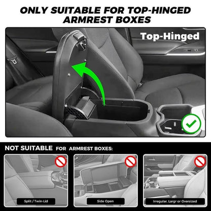 🔥Christmas Hot Sale -Multifunctional PU Leather Car Armrest Box Mat