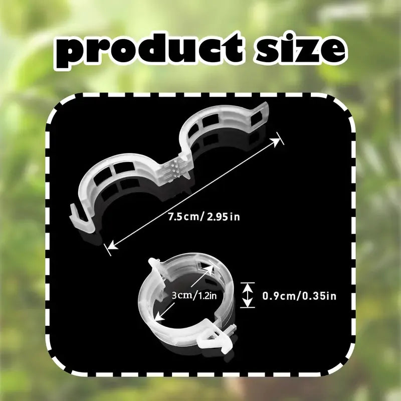 Reusable Plant Support Clips (100 clips) - Image 9