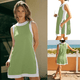 ⏰Hot Sale-Women's Casual Color Block Sleeveless Tops Matching Shorts with Pockets(Buy 2 Free Shipping)