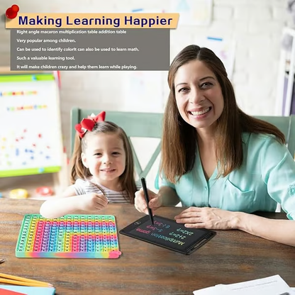 🎯12x12 Multiplication Table Board Game – Portable Math Practice and Learning Toy for Kids