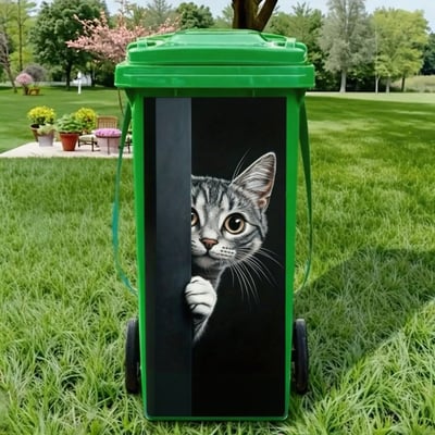 🔥Cartoon Wheelie Bin Stickers ‑ Make Your Bin Stand Out On The Kerb