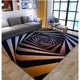 Modern Abstract 3D Vortex Area Rug Thickened Imitation Cashmere Living Room Simple Bedroom Full Bedside Blanket Sofa Home Coffee Table Non-slip Mat