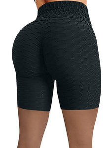 Women's Shorts Green Blue Purple High Waist Casual / Sporty Athleisure Weekend Yoga Stretchy Short Comfort Plain S M L XL XXL / Skinny