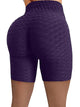 Women's Shorts Green Blue Purple High Waist Casual / Sporty Athleisure Weekend Yoga Stretchy Short Comfort Plain S M L XL XXL / Skinny