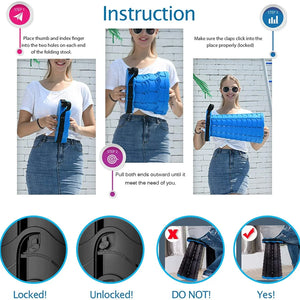 🎈Summer Big Sale-30% OFF-2022 Upgraded Retractable Folding Stool