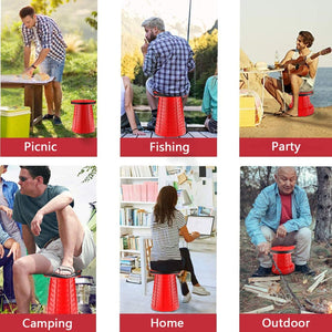 🎈Summer Big Sale-30% OFF-2022 Upgraded Retractable Folding Stool