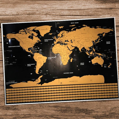 Deluxe Edition World Scratch Map