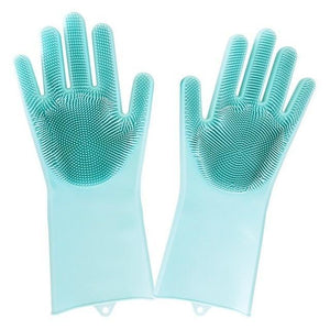 Magic Rubber Silicone Dish Washing Gloves