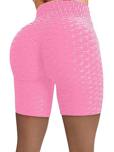 Women's Shorts Green Blue Purple High Waist Casual / Sporty Athleisure Weekend Yoga Stretchy Short Comfort Plain S M L XL XXL / Skinny