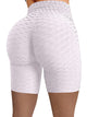 Women's Shorts Green Blue Purple High Waist Casual / Sporty Athleisure Weekend Yoga Stretchy Short Comfort Plain S M L XL XXL / Skinny