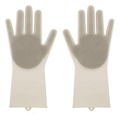 Magic Rubber Silicone Dish Washing Gloves