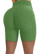 Women's Shorts Green Blue Purple High Waist Casual / Sporty Athleisure Weekend Yoga Stretchy Short Comfort Plain S M L XL XXL / Skinny