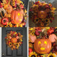 Nightmare Before Christmas Mickey Mouse Pumpkin Wreath