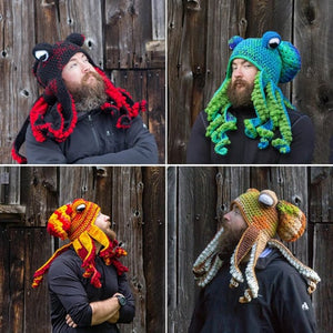Crochet Octopus Hat— A very good birthday/Christmas gift