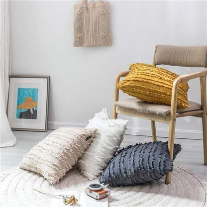 Stripe Jacquard Pillow Cover