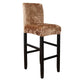 Velvet Square Bar Stools Chair Cover