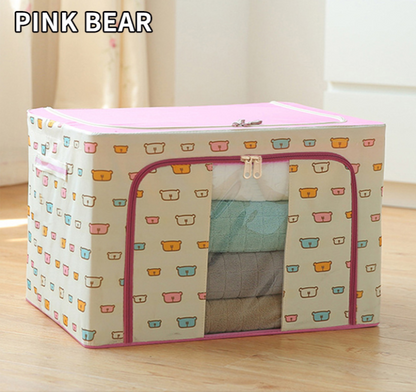 🔥Hot Sale-Oxford Cloth Steel Frame Storage Box🎉Buy Three Free Shipping