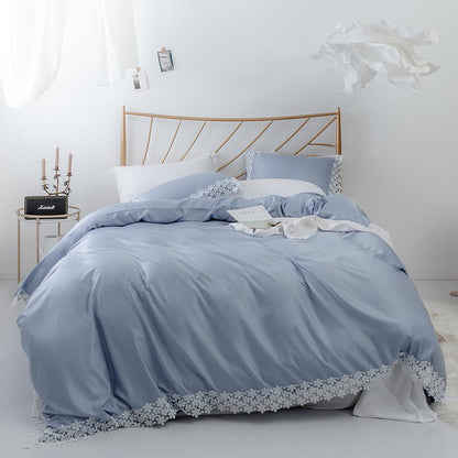 Soft Lace Bedspread Bedding Set